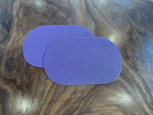 Vintage Placemats Purple Vinyl set of 2